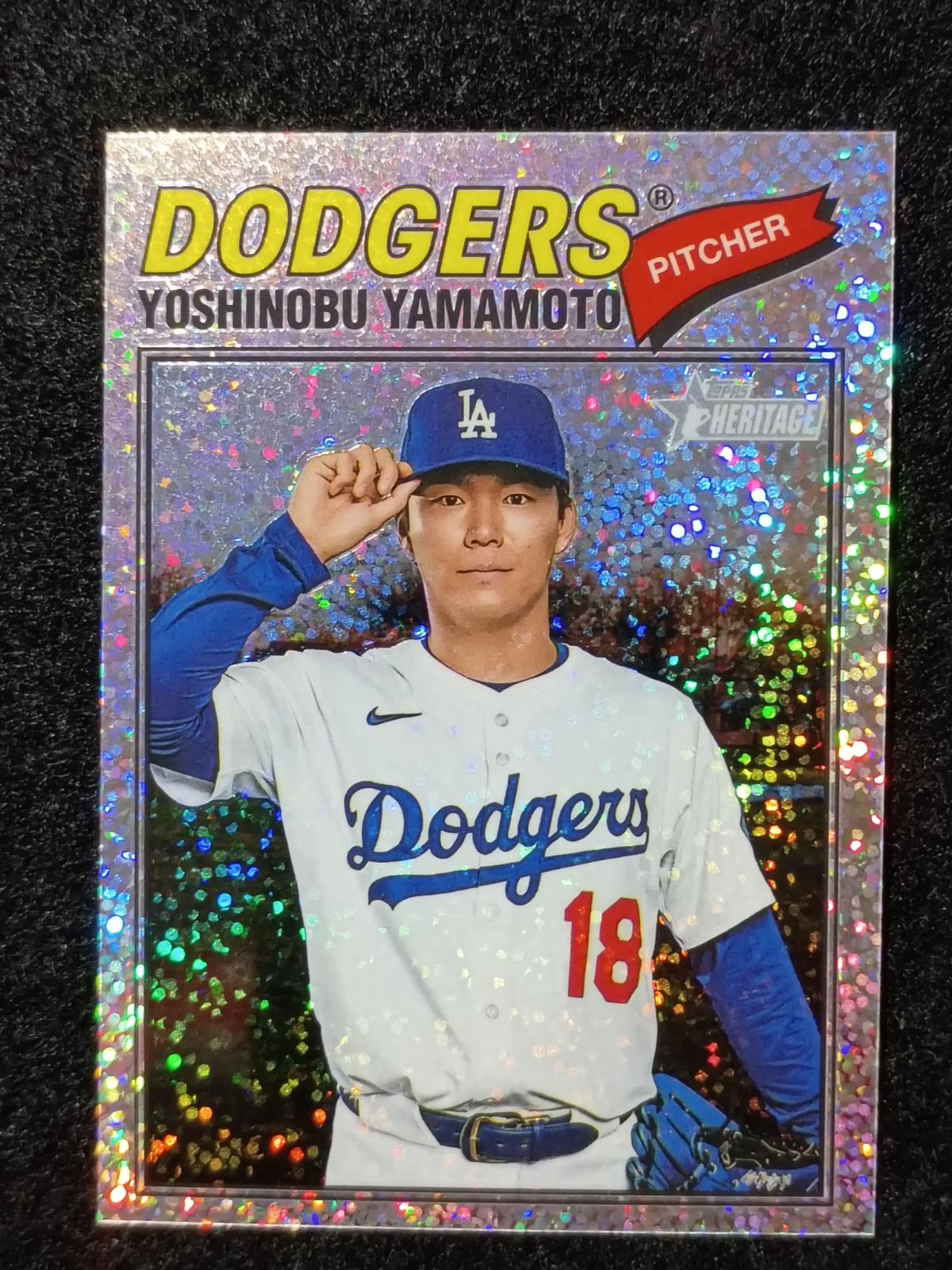 Yoshinobu Yamamoto [Silver Sparkle Chrome] #371 Prices | 2026