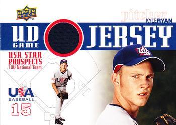 Kyle Ryan #GJU-16 Baseball Cards 2009 Upper Deck Signature Stars USA Prospects Jersey