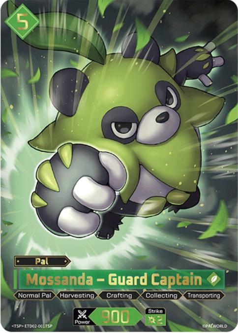 Palworld OCG / Mossanda（ササゾー）TSP Mossanda - Guard Captain #ETD02-001TSP Prices | Palworld Dawn of