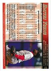 Back Of Card | Dmitri Young Baseball Cards 1998 Topps