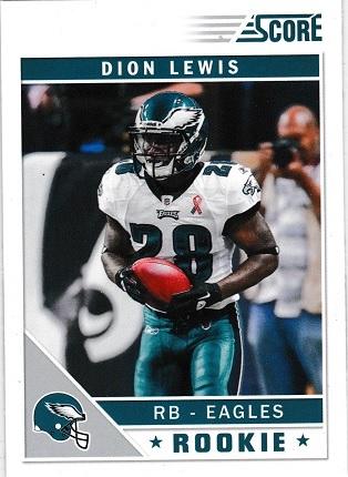 Dion Lewis #331 Football Cards 2011 Panini Score
