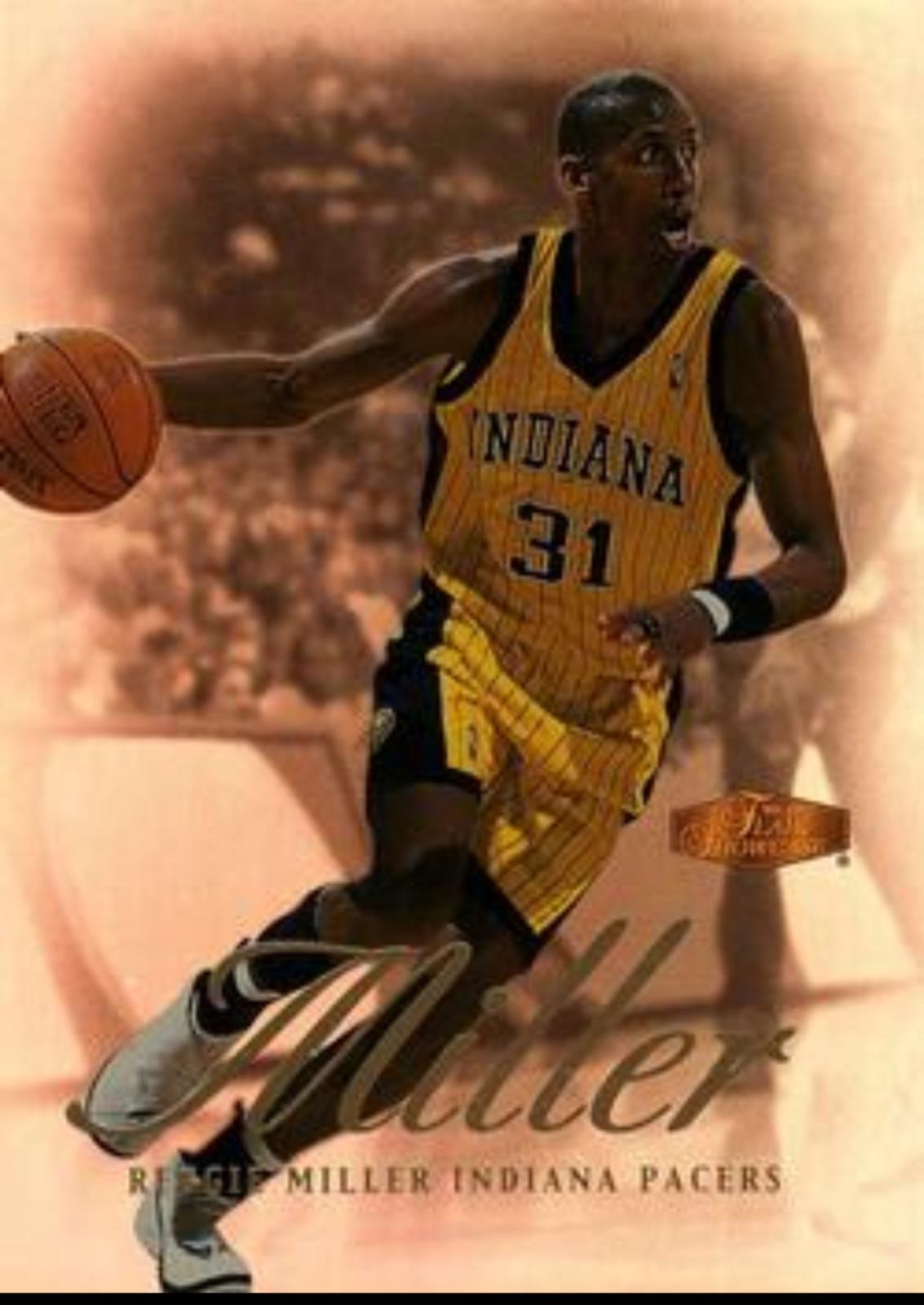 Reggie Miller #64 1999-00 Flair Showcase Basketball
