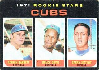 Cubs 1971 Rookie Stars