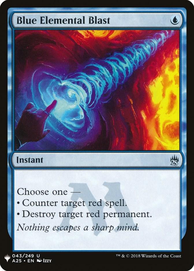 Blue Elemental Blast #43 Magic The List Reprints