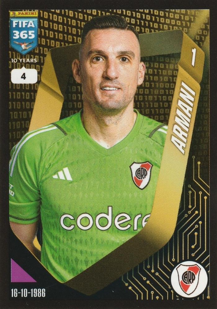 Franco Armani #24 2025 Panini FIFA 365 Stickers