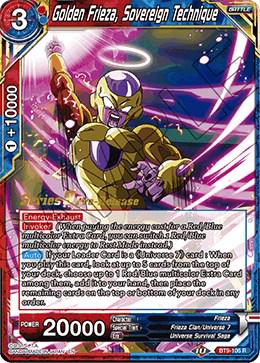 Golden Frieza, Sovereign Technique BT9-106 Dragon Ball Super Universal Onslaught