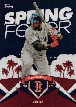 David Ortiz #SF-5 Baseball Cards 2015 Topps Spring Fever