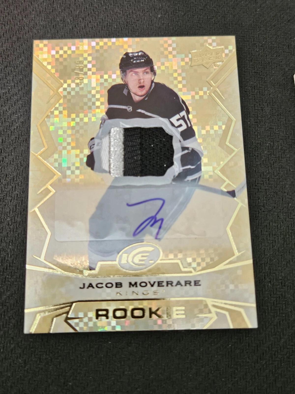 Jacob Moverare #139 2022 Upper Deck Ice Gold Patch Hockey