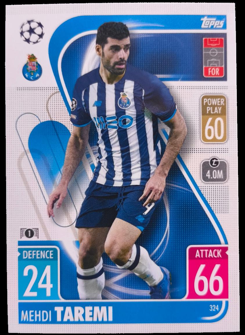 Mehdi Taremi #324 2021 Topps Match Attax Champions & Europa League Soccer