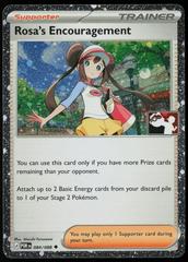 Rosa's Encouragement [Prize Pack Cosmo Holo] #84 from Pokemon Perfect Order set