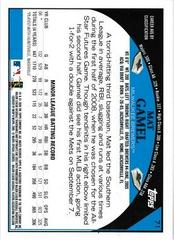 Back Of Card | Mat Gamel Baseball Cards 2009 Topps