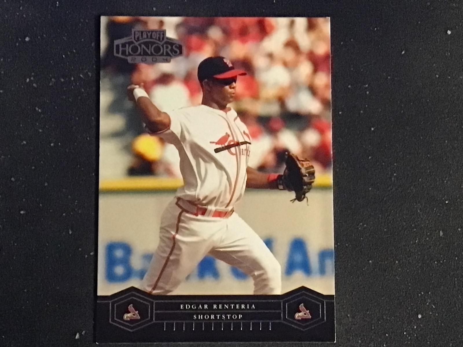Edgar Renteria #179 2004 Playoff Honors Baseball