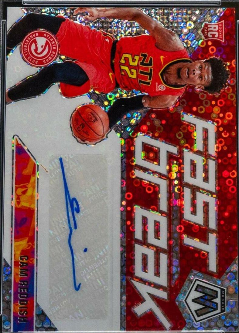 Cam Reddish #FB-CRD Basketball Cards 2019 Panini Mosaic Autographs Fast Break
