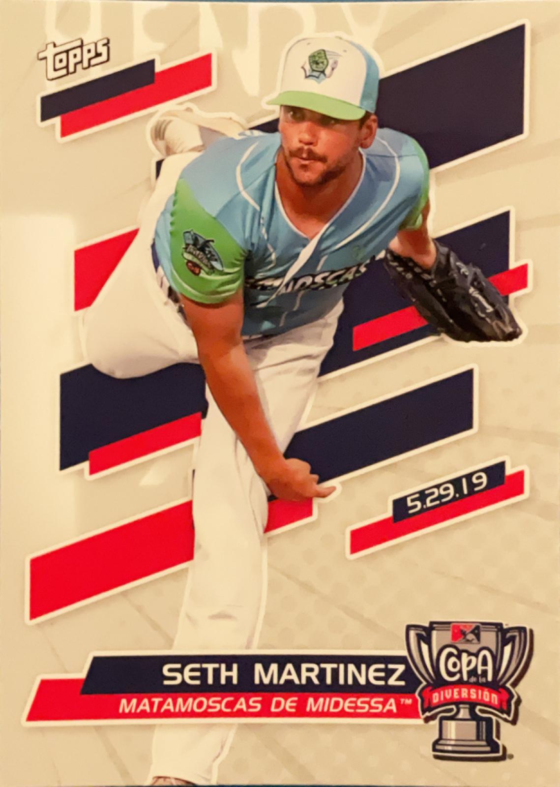 Seth Martinez #CO-SM Baseball Cards 2020 Topps Pro Debut
