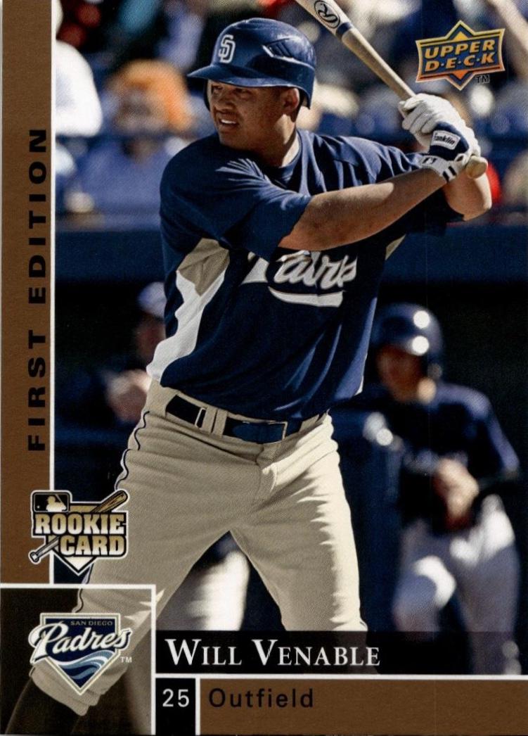 Will Venable #238 2009 Upper Deck First Edition Baseball