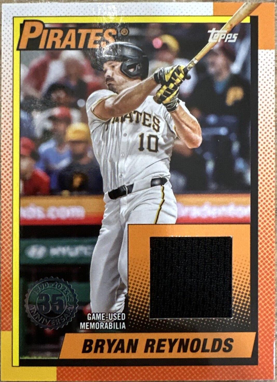 Bryan Reynolds #T90R-BRE Baseball Cards 2025 Topps 1990 Relic