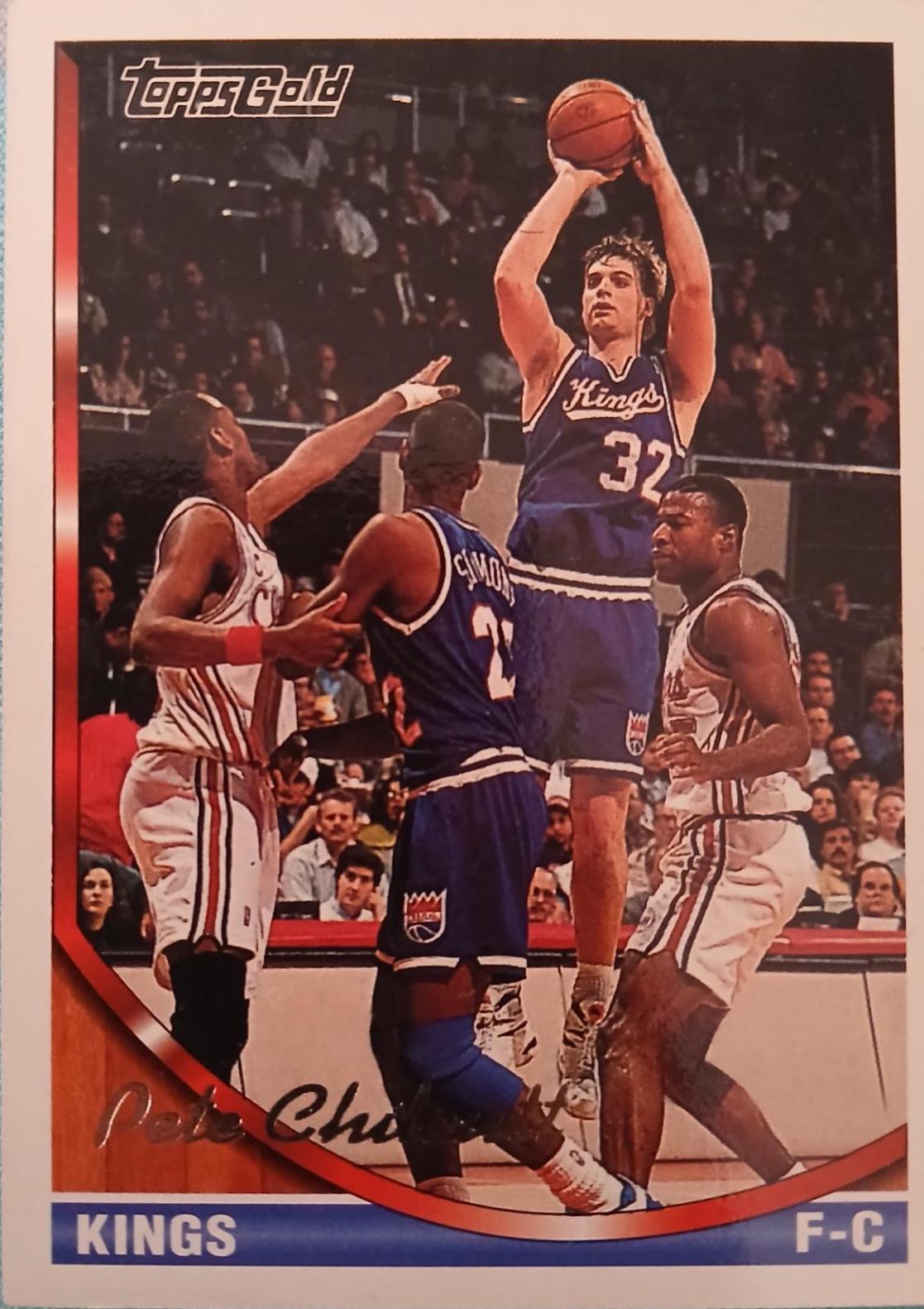 Pete Childcutt #33 Basketball Cards 1993 Topps Gold