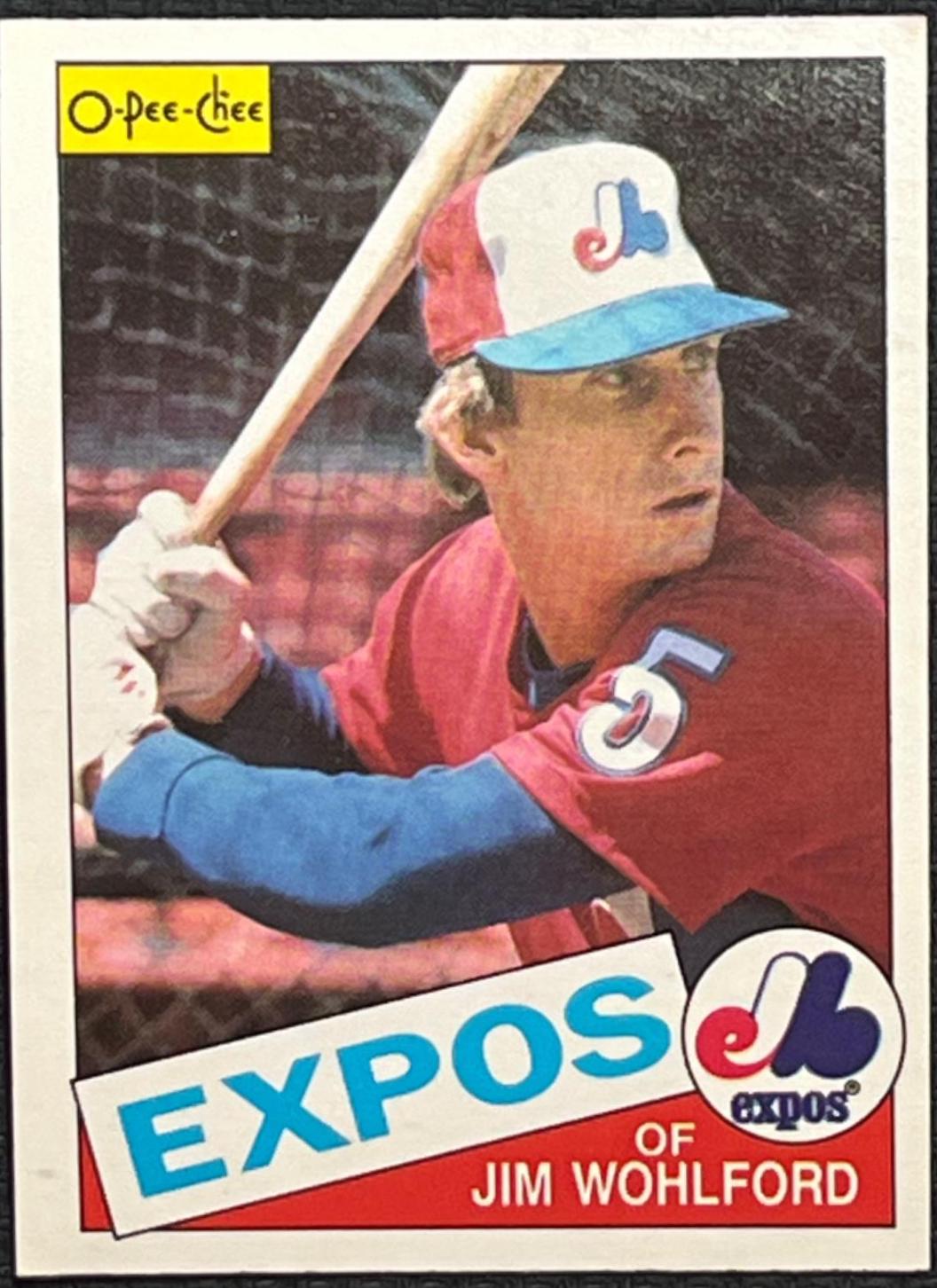 Jim Wohlford #4 Baseball Cards 1985 O Pee Chee