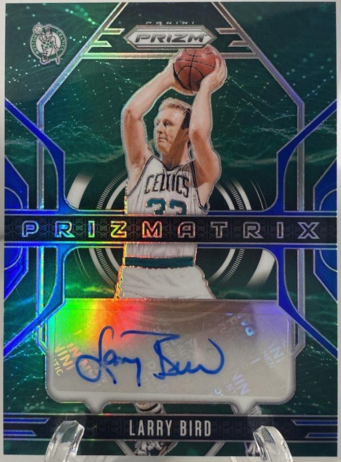 Larry Bird [Blue] #PMX-LRB Prices | 2024 Panini Prizm Prizmatrix ...