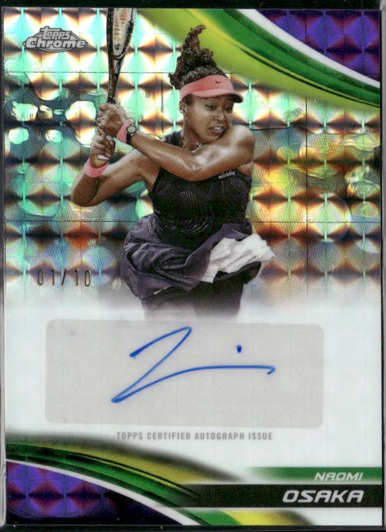 Naomi Osaka [Purple Geometric Refractor] #CA-NOA