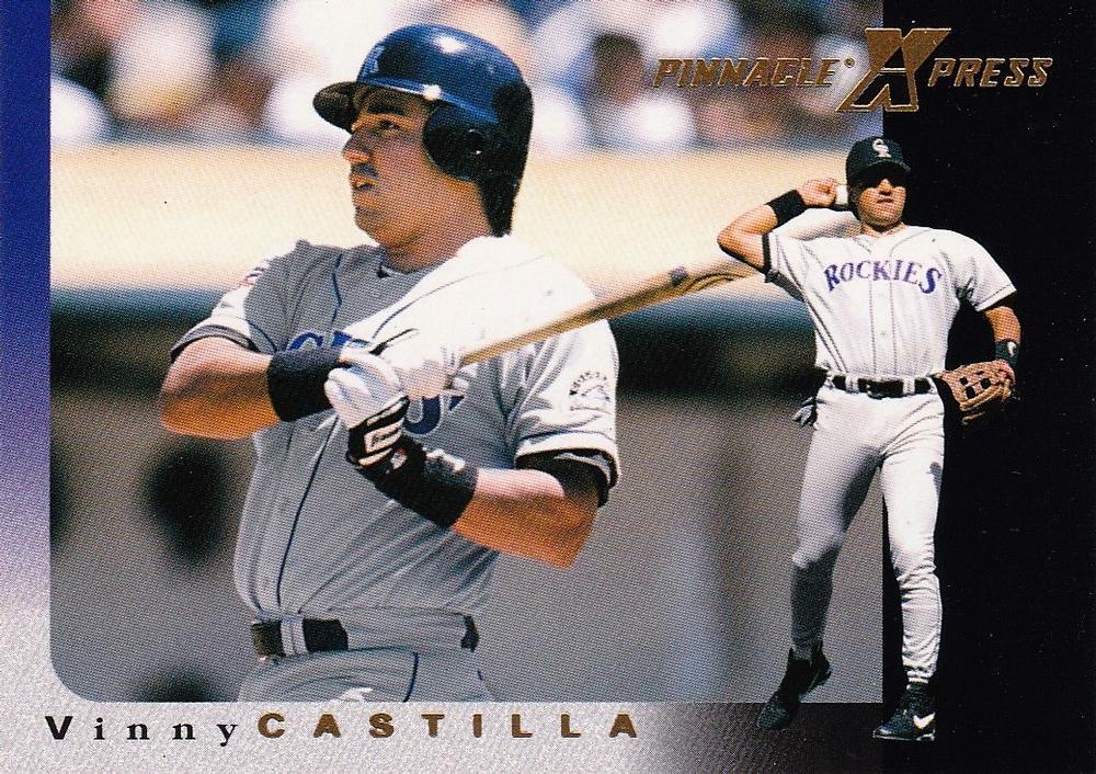Vinny Castilla #21 Baseball Cards 1997 Pinnacle X Press
