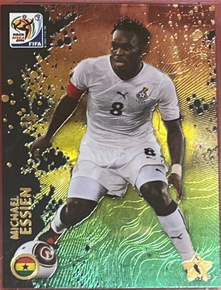 Michael Essien #113 Soccer Cards 2010 Panini World Cup South Africa Premium