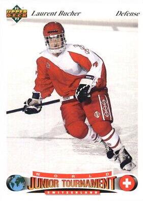 Laurent Bucher #29 Hockey Cards 1991 Upper Deck Czech World Juniors