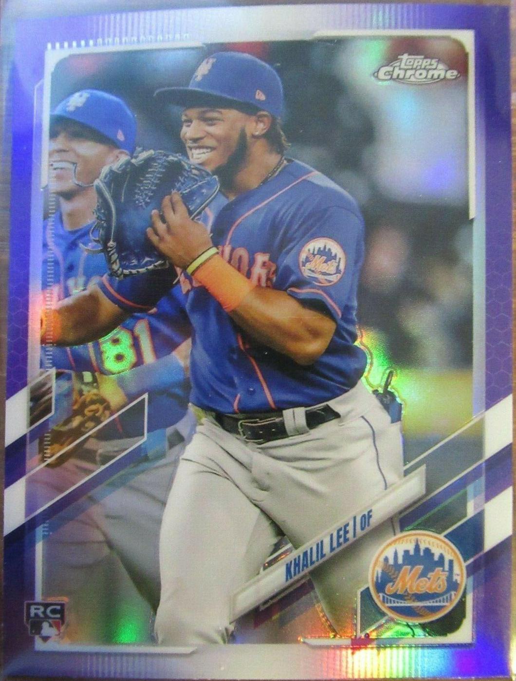 Khalil Lee #USC62 Baseball Cards 2021 Topps Chrome Update
