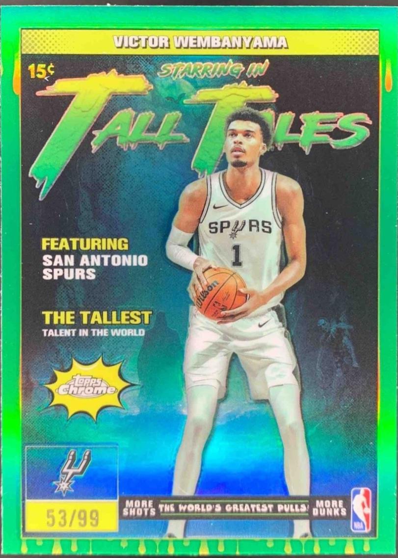 Victor Wembanyama [Refractor Green] #TT-4 Prices | 2025 Topps