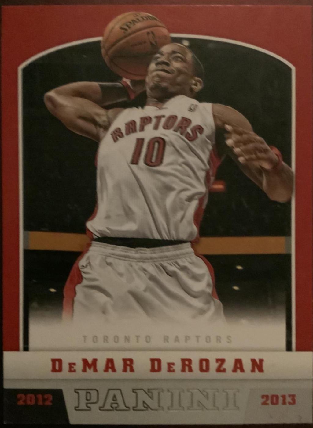 DeMar DeRozan #45 Basketball Cards 2012 Panini