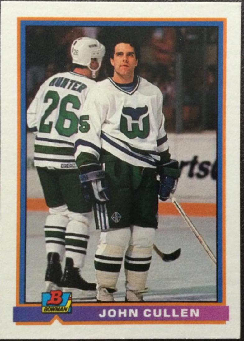 John Cullen #1 Hockey Cards 1991 Bowman