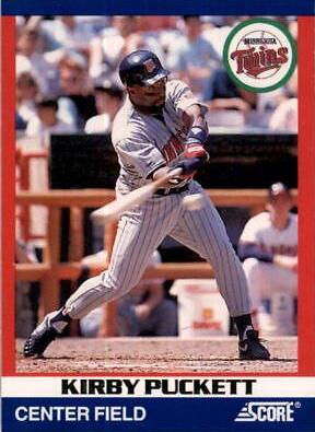 Kirby Puckett #7 Baseball Cards 1991 Score Superstars