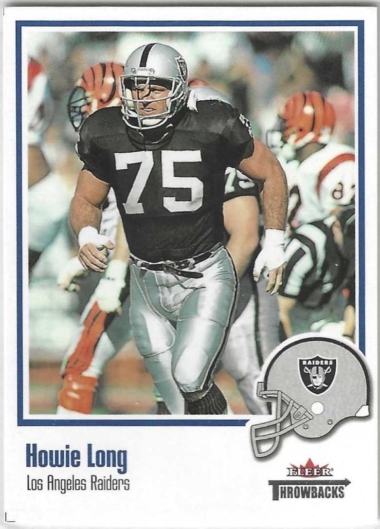 Howie Long #11 2002 Fleer Throwbacks Football