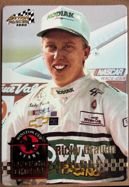 Ricky Craven #30 Racing Cards 1995 Action Packed NASCAR