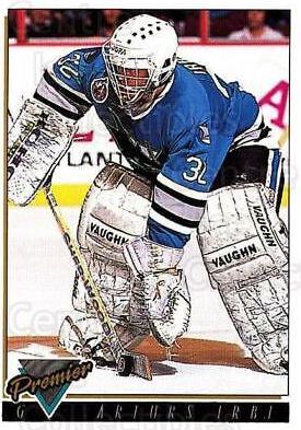 Arturs Irbe #110 Hockey Cards 1993 Topps Premier