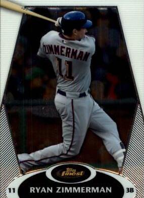 Ryan Zimmerman #6 Baseball Cards 2008 Finest