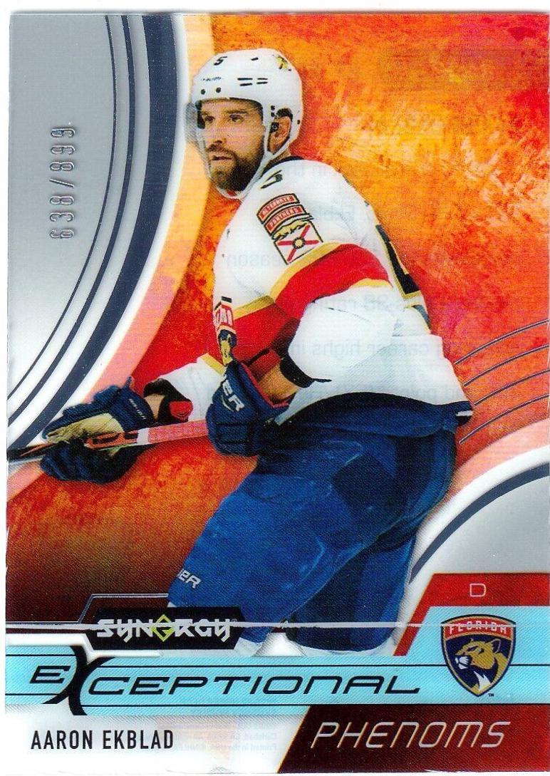 Aaron Ekblad #EP-AE Hockey Cards 2021 Upper Deck Synergy Exceptional Phenoms