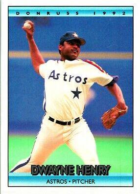 Dwayne Henry #114 Baseball Cards 1992 Donruss