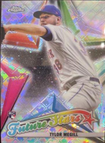 Tylor Megill #FS-20 Baseball Cards 2022 Topps Chrome Logofractor Future Stars
