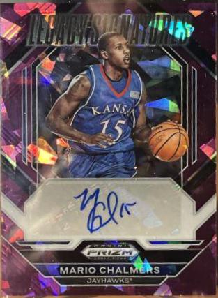 Mario Chalmers #34 Basketball Cards 2023 Panini Prizm Signature