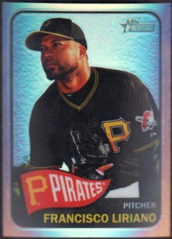 Francisco Liriano #73 Baseball Cards 2014 Topps Heritage Chrome