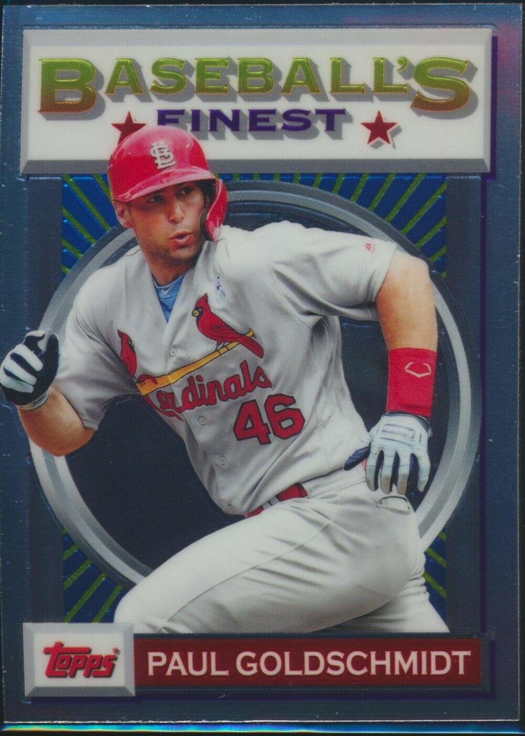 Paul Goldschmidt #117 2020 Topps Finest Flashbacks Baseball