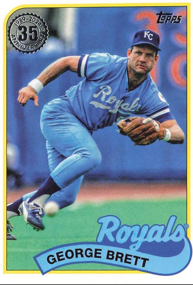 George Brett #89B-47 Baseball Cards 2024 Topps 1989