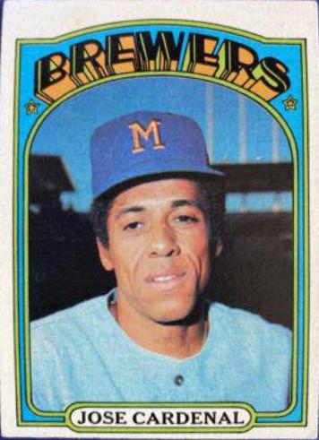 Jose Cardenal #12 Baseball Cards 1972 Topps