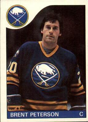 Brent Peterson #47 Hockey Cards 1985 Topps