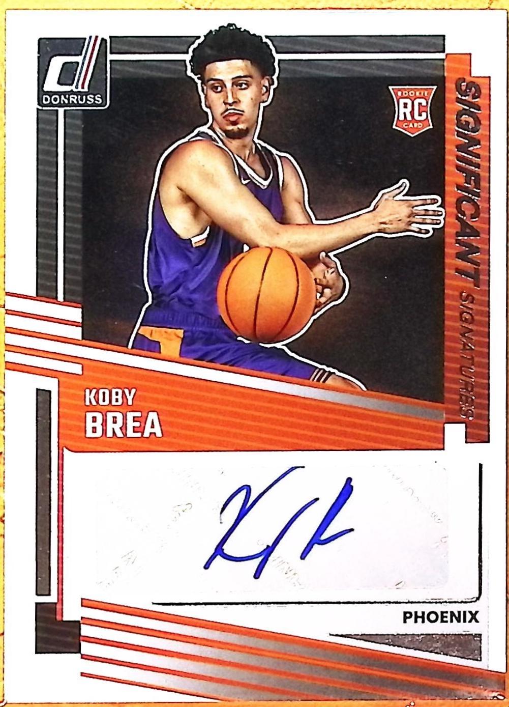 Koby Brea #18 2025 Panini Donruss Significant Signature Basketball