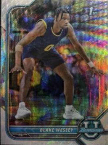 Blake Wesley #64 2021 Bowman University Basketball