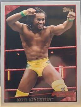 Kofi Kingston #5 Wrestling Cards 2009 Topps WWE