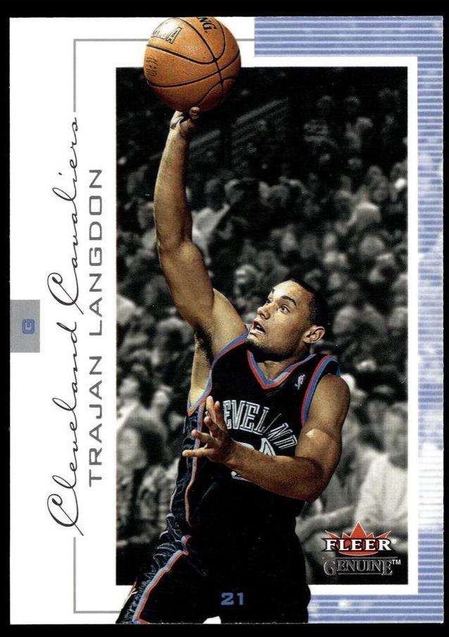 Trajan Langdon #9 Basketball Cards 2000 Fleer Genuine