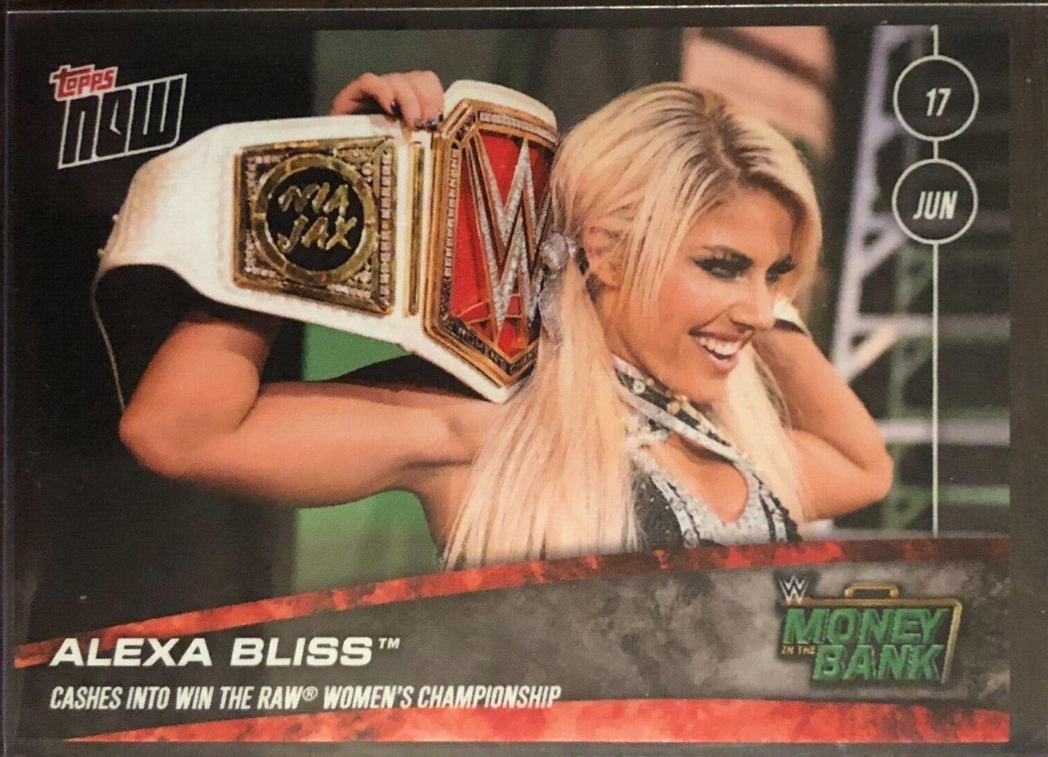 Alexa Bliss #41 Wrestling Cards 2018 Topps Now WWE